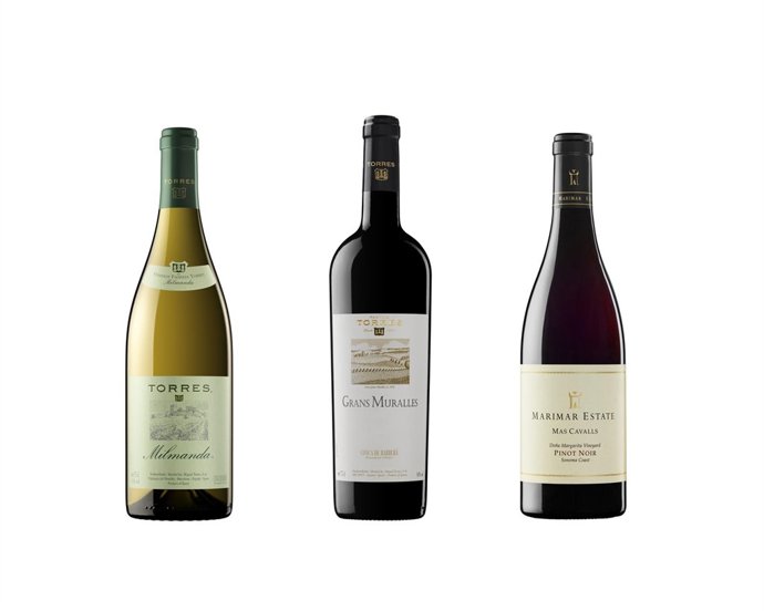 Bodegas Torres logra tres medallas de oro en el Concurso Internacional Bacchus