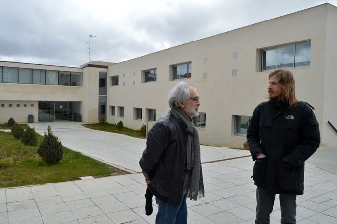 Fernández, durante su visita a Benavente. 