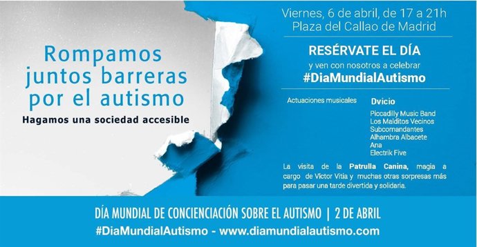 Cartel Concierto Confederación Autismo España
