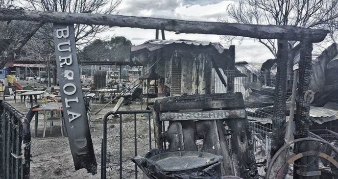 Incendio en Burrolandia