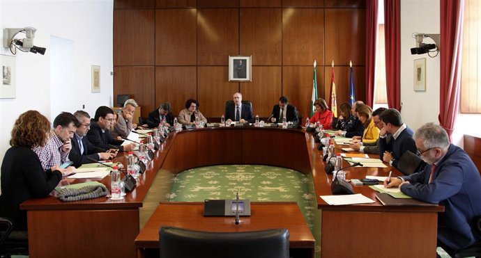 Reunión de la Junta de Portavoces del Parlamento andaluz