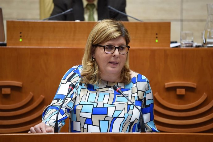 La diputada de Cs en la Asamblea de Extremadura, Victoria Domínguez