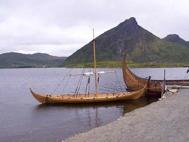 Un barco vikingo 