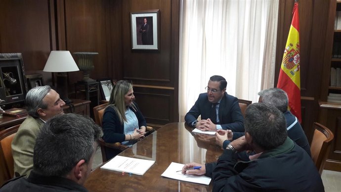 Subdelegación en Málaga Miguel Briones con los patrones mayores 