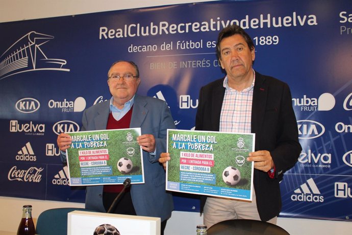 Campaña del Recreativo de Huelva y el Banco de Alimentos de Huelva. 
