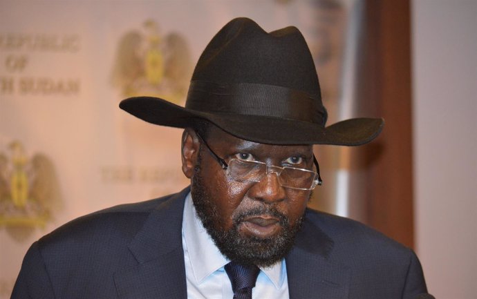 El presidente de Sudán del Sur, Salva Kiir.