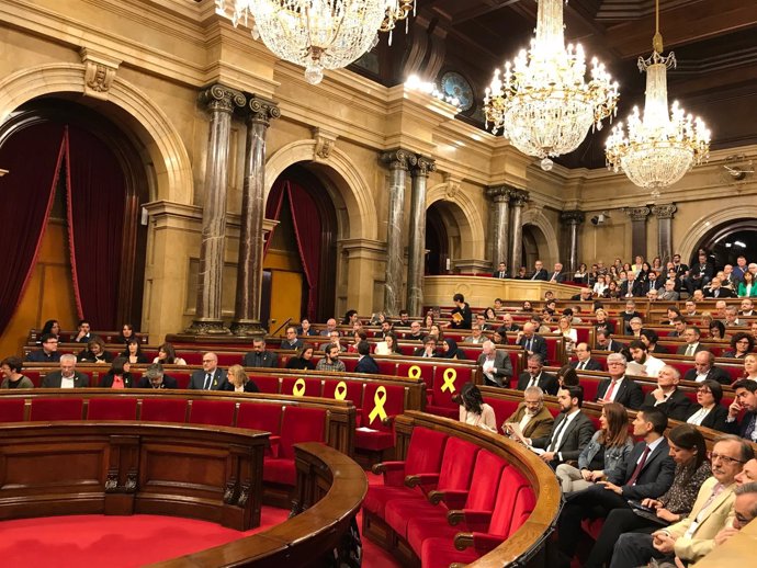 Pleno del Parlament en una sesión anterior