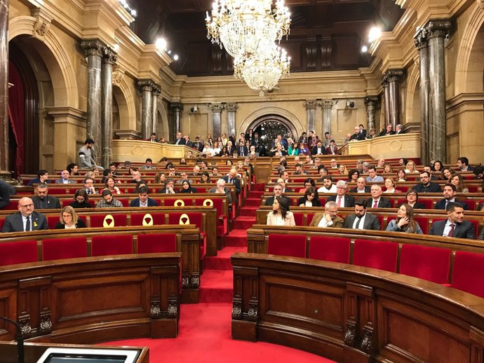 Ple del Parlament en una sessió anterior