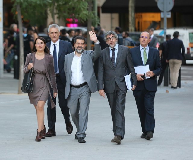 Jordi Sánchez arriba a l'Audiència Nacional