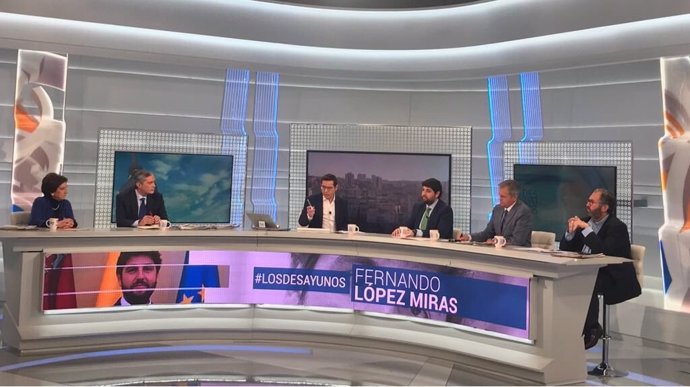 El presidente de Murcia en los Desayunos de TVE