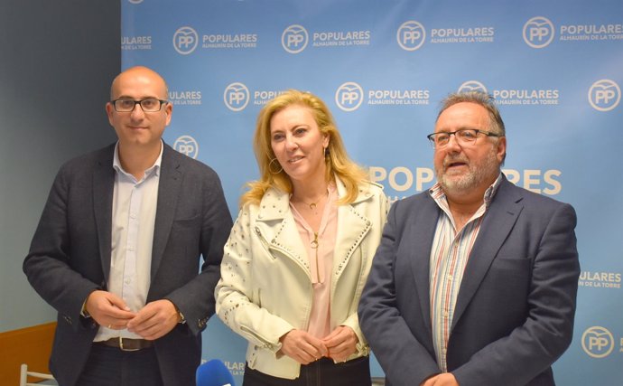  Carolina España PP Málaga Diputada Con Alcalde Alhaurín Joaquín Villanova Y Lop