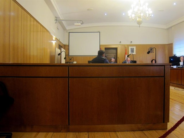 El condenado, durante el juicio en la Audiencia Provincial.              