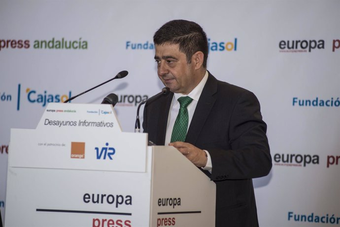 Francisco Reyes interviene en el desayuno informativo de Europa Press Andalucía.
