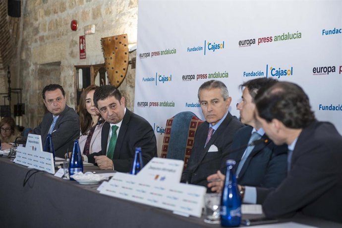 Francisco Reyes interviene en el desayuno de Europa Press Andalucía.