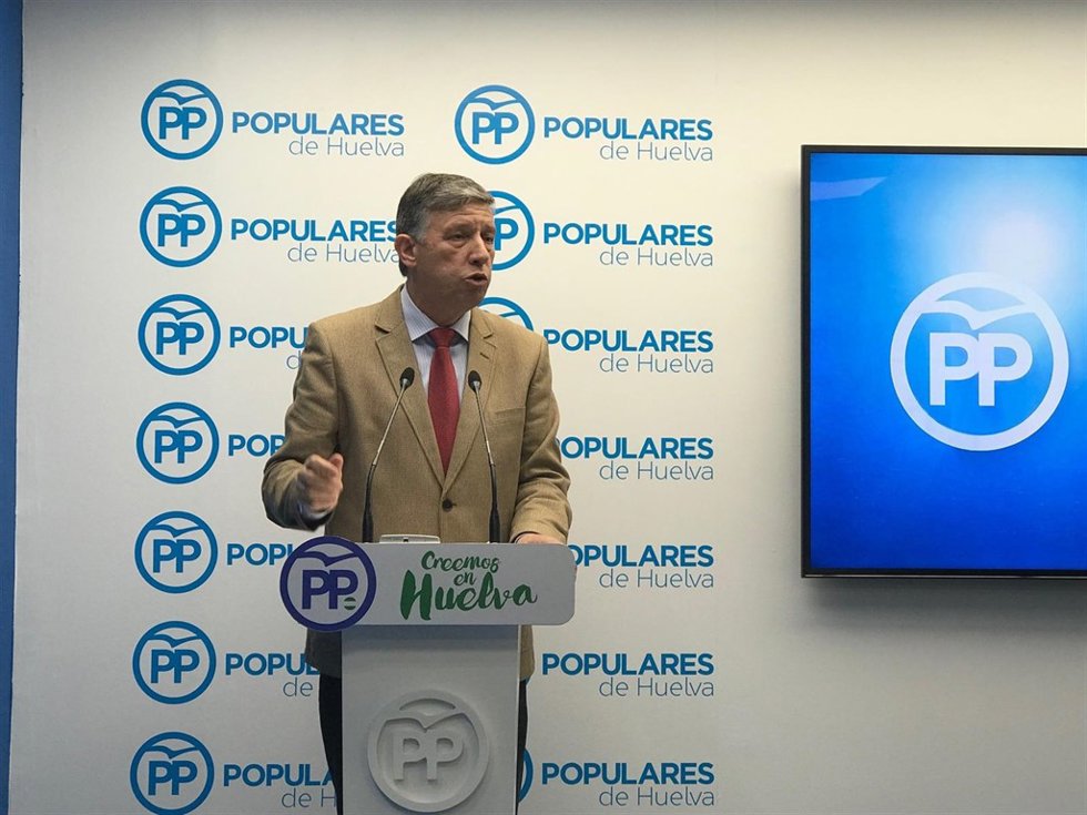 El diputado del PP por la provincia de Huelva, Carmelo Romero.