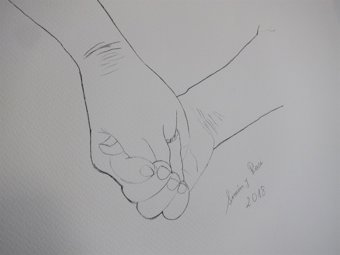 Uno de los dibujos que componen esta exposición