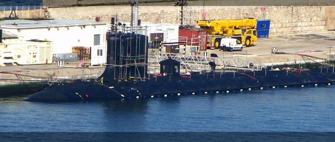 Submarino USS John Walner en Gibraltar