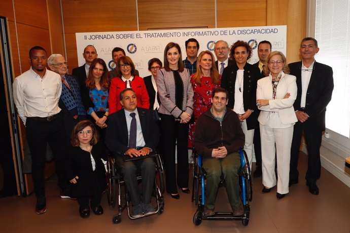 II Jornada sobre tratamiento informativo de la discapacidad con la reina Letizia
