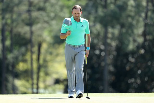 El golfista español Sergio García