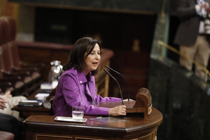 Margarita Robles interviene en el Pleno del Congreso sobre pensiones