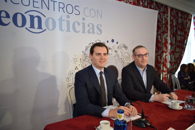 Albert Rivera, en León. 6-04-18