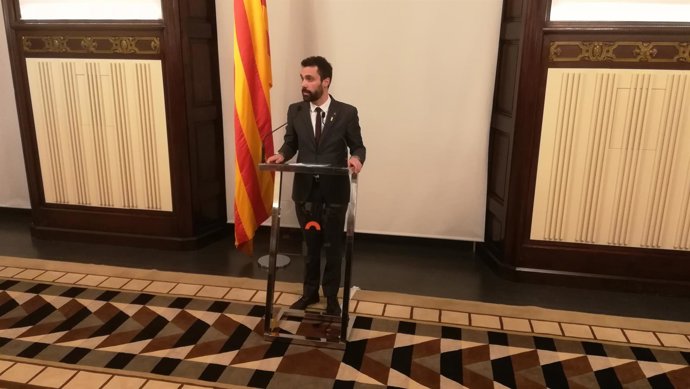 El presidente del Parlament Roger Torrent