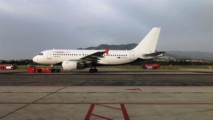 Air Malta avión vuelo directo Málaga La Valeta España Costa del Sol Malta