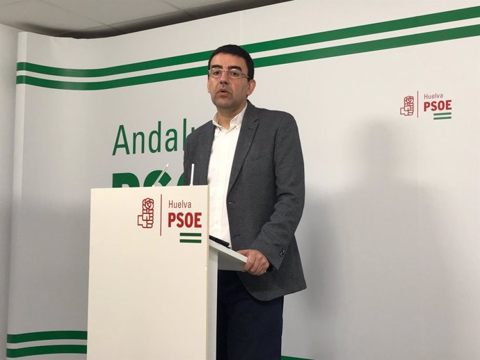 El portavoz del Grupo Socialista en el Parlamento de Andalucía, Mario Jiménez.