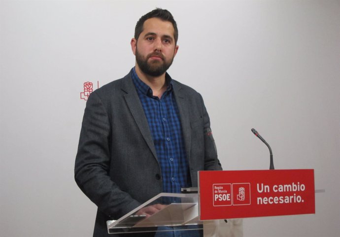 El secretario de Organización del PSRM-PSOE, Jor                               
