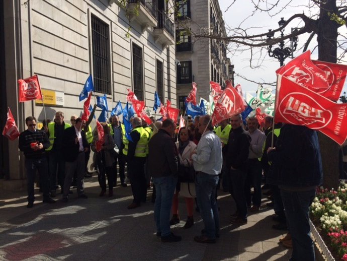 Manifestación de policías locales
