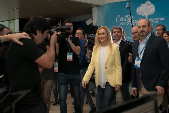 Cristina Cifuentes, en la Convención del PP