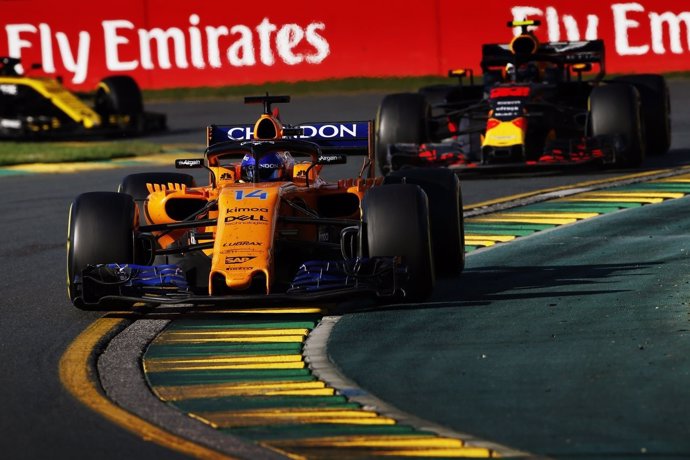 Fernando Alonso (McLaren) en el GP Australia 2017