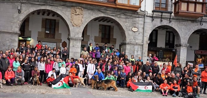 Ruta solidaria en favor de los niños saharauis en Castro Urdiales