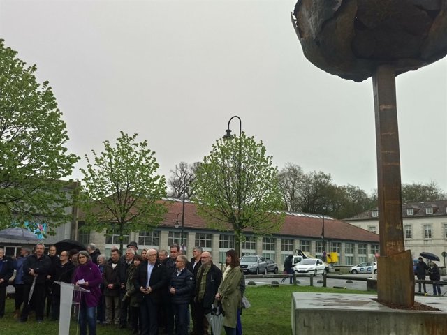 Escultura inaugurada este domingo en Baiona