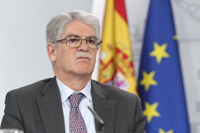 Roda de premsa d'Alfonso Dastis després del Consell de Ministres