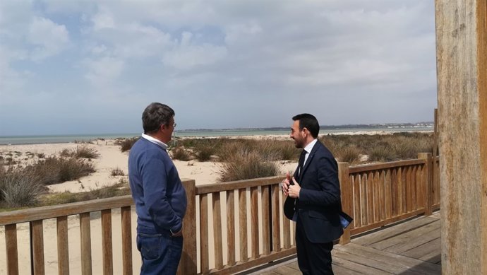 Visita de Fernando López Gil a Los Toruños
