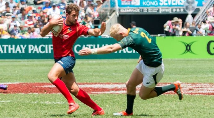 Selección española masculina de Seven rugby España Sudáfrica