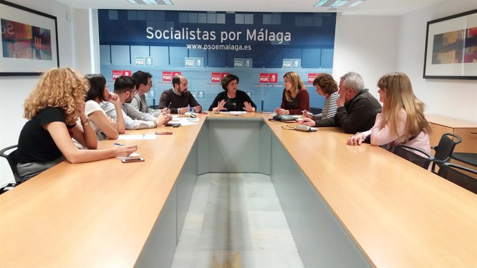 Reunión del Ejecutiva del PSOE con Fuensanta Lima 