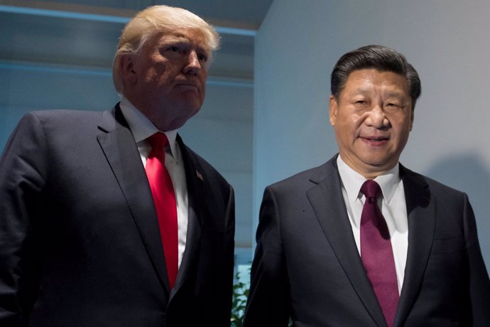 El presidente chino, Xi Jinping, y el estadounidense, Donald Trump