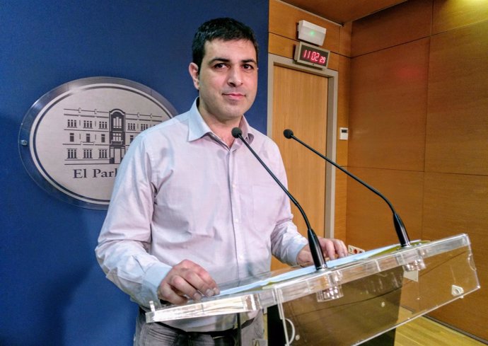 El portavoz de MÉS, Josep Ferrà. Abril 2018
