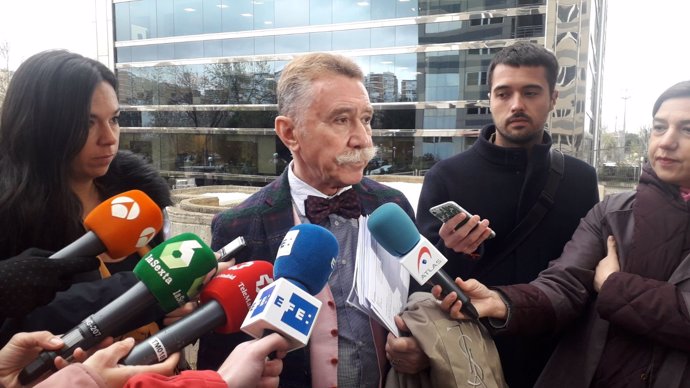 El abogado García Montes en el juicio del tiroteado en Chamberí