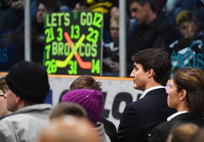 El primer ministro canadiense, Justin Trudeau, en la vigilia del Elgar Petersen 