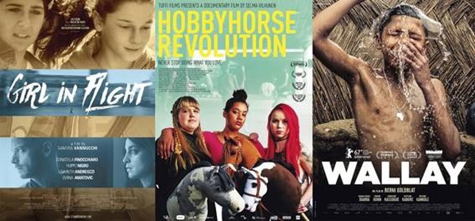 Els tres films nominats per al Premi del Públic Jove