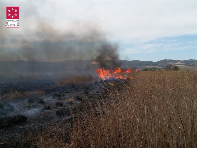 INCENDIO DE TORREBLANCA (Castellón) en marzo de 2018