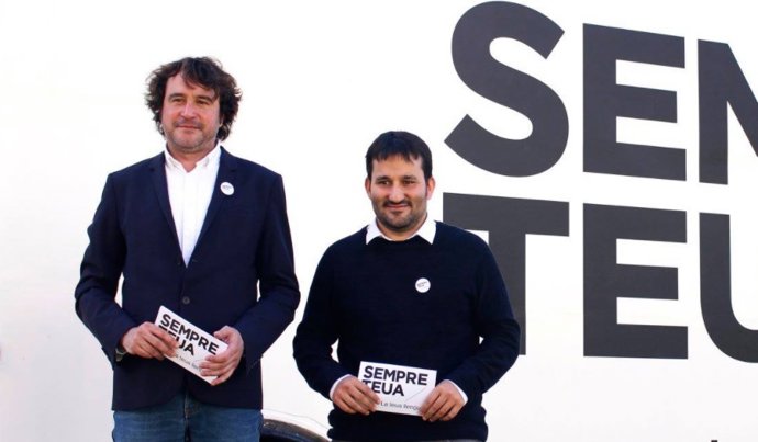 Rubén Trenzano y Vicent Marzà en una foto de archivo 