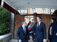 De la Serna sostiene que el vaciado del túnel del 'metrotren' de Gijón estará listo en 2018