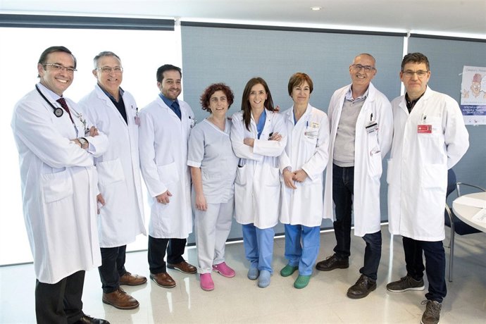 Profesionales del Área del Corazón y el Servicio de Neurología del CHN