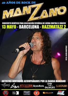La banda Manzano ofereix un concert benèfic contra el càncer a Barcelona