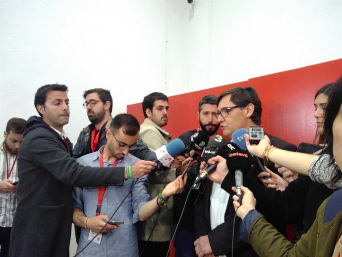 El secretario de Organización del PSC, Salvador Illa