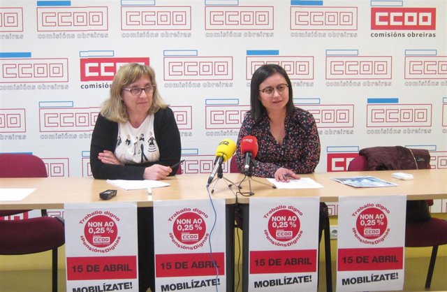 Rueda de prensa de CC.OO. Sobre dependencia